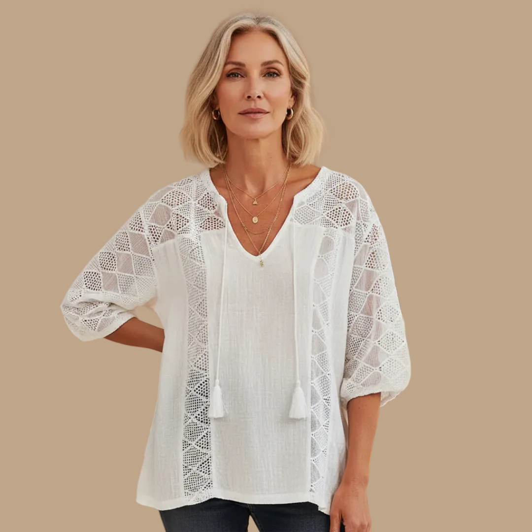 Auralee - Blusa Chic con Acento