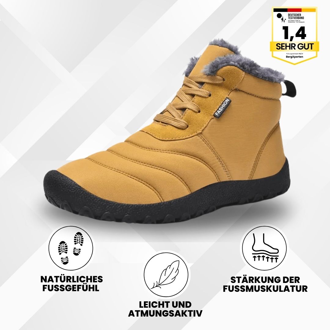 OrthoWarm - zapatos barefoot acolchados, repelentes al agua y que alivian el dolor