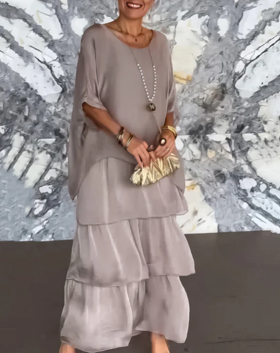 Caroline | Elegante Vestido Maxi Fluido