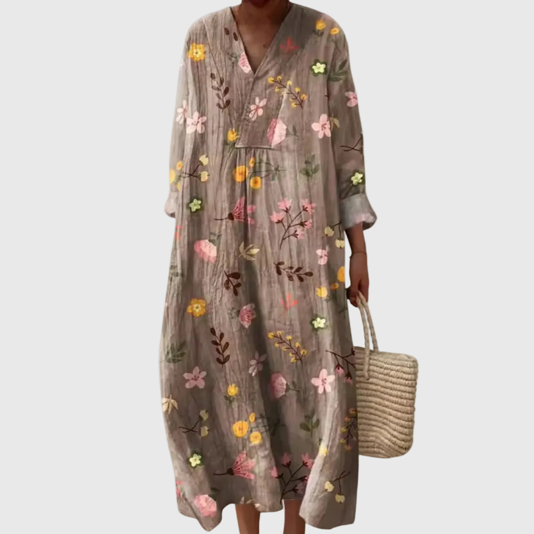 Stephanie | Vestido Midi Geométrico